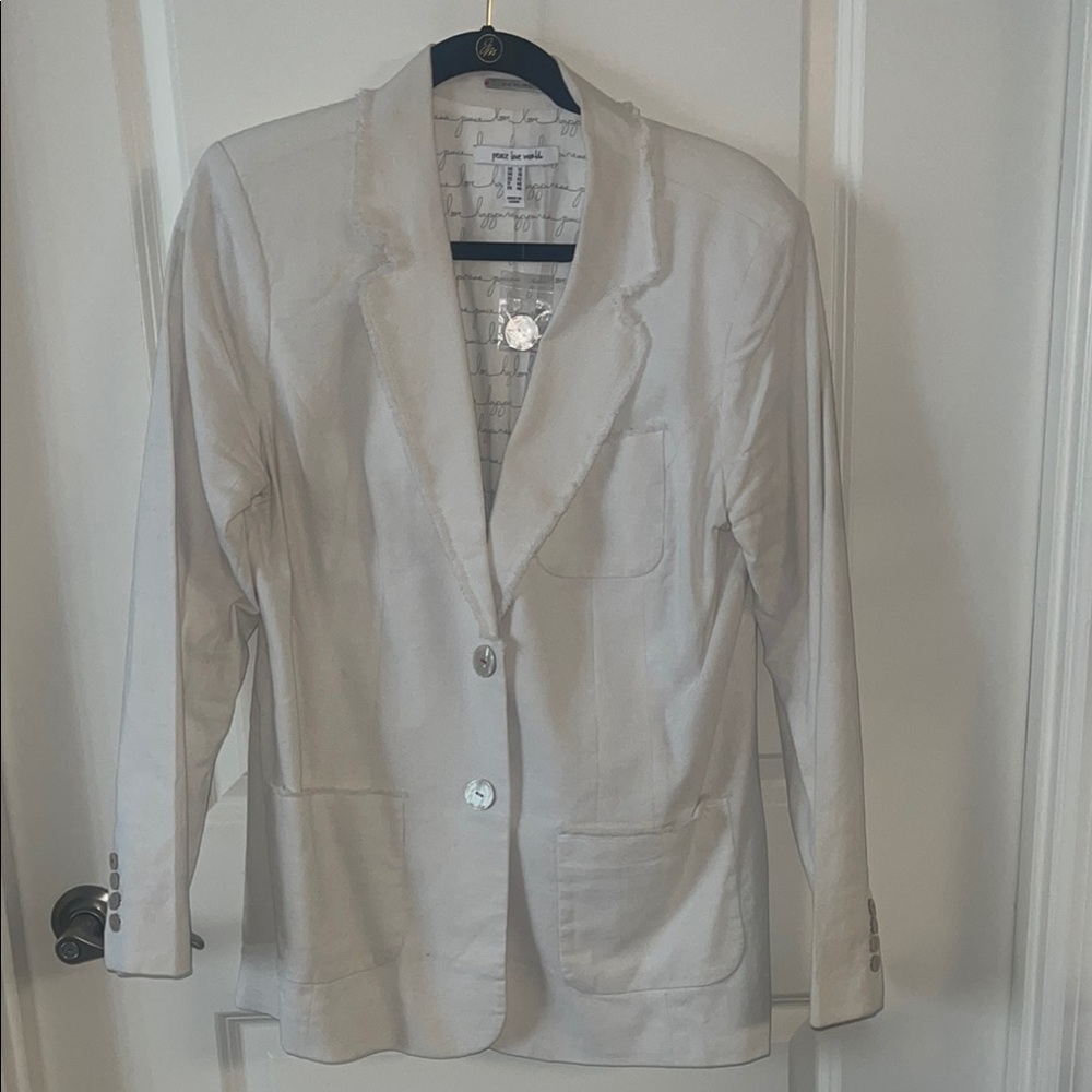 Women's Cream Blazer